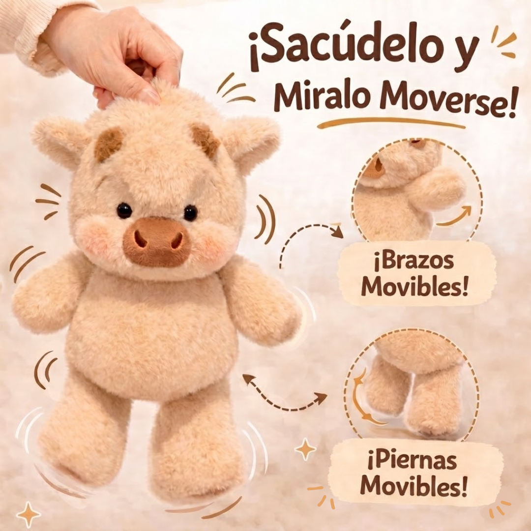 Mumu El peluche que corre hacia tus brazos