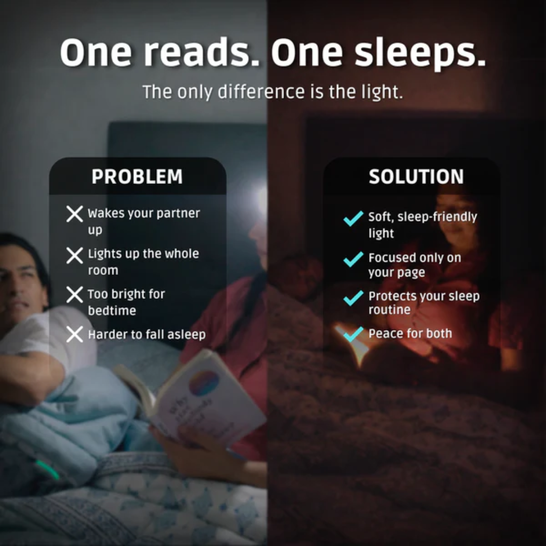 Luz de Lectura Nocturna 2 en 1